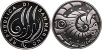 2009 San Marino Monetary Union Silver 10 Euro Thumbnail