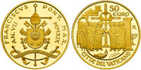 2019 Vatican Gold 50 Euro Council of Jerusalem Thumbnail