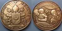 Pope Francis Anno VI Bronze Medal Thumbnail