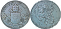Pope Francis Anno VIII Silver Medal Thumbnail