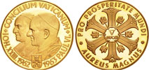 John XXIII/Paul VI 5 Ducats Gold Medal Thumbnail