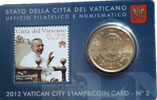 2012 Vatican Coin + Stamp Card John Paul I Thumbnail