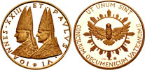 1966 John XXIII, Paul VI Gold Medal Set Thumbnail